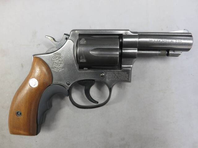 【コクサイ】S&W M10 3in .38スペシャル FBIスペシャル HW スムースタイプ 木製グリップ付 No.199  モデルガン