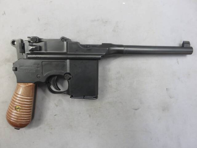 【マルシン】モーゼル M712  マットブラック ABS PF ブローバック モデルガン