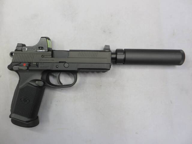【東京マルイ】FNX-45 タクティカル ブラック・マイクロプロサイト・タクティカルサイレンサー
