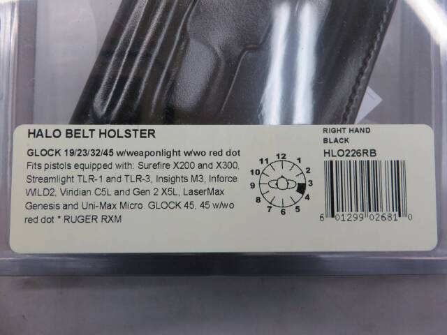 【GALCO】Glock 19 23 32 45 HALO ベルト ホルスター