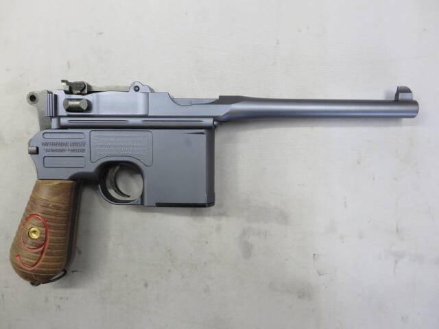 Action】モーゼル C96 RED9 ブルースチール ダミーカート モデルガン