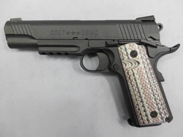 東京マルイM45A1 BLACK ハンドガン CO2カスタム 東京マルイ] M45A1 CQBピストル 2トーン&グリップカスタム ガス