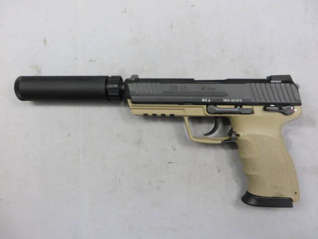 Amazon | H&K HK45 TACTICAL フレーム FDE（ガスブローバック