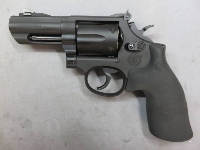 【タナカ】S&W M19 PC K-Comp 3in HW Ver.3・Hogue グリップ　ガスガン