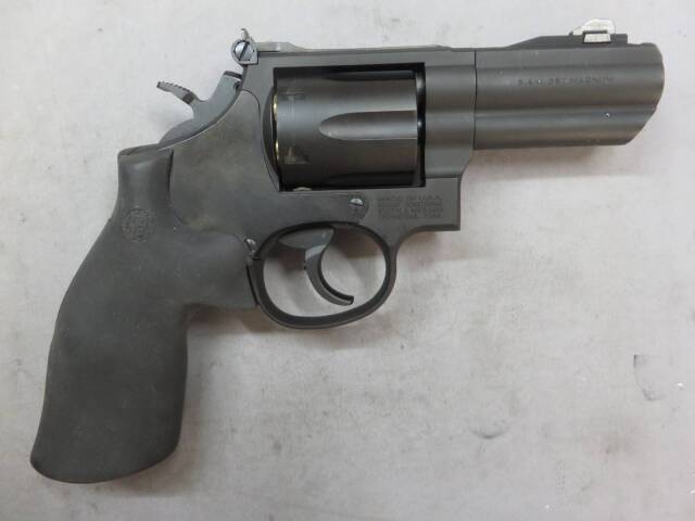 【タナカ】S&W M19 PC K-Comp 3in HW Ver.3・Hogue グリップ　ガスガン