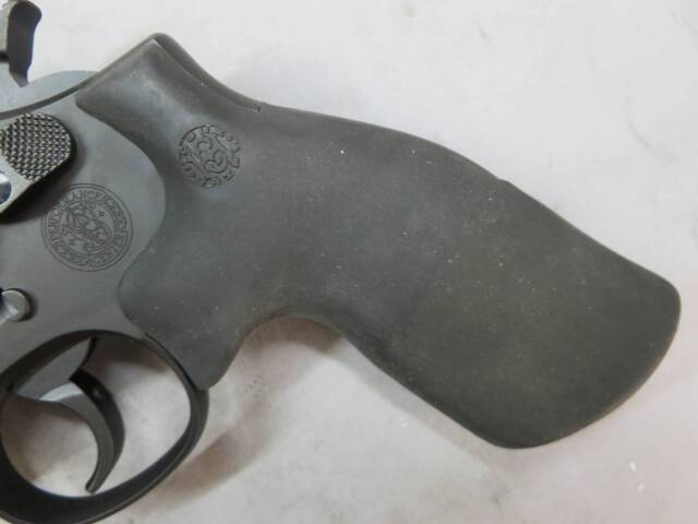 【タナカ】S&W M19 PC K-Comp 3in HW Ver.3・Hogue グリップ　ガスガン