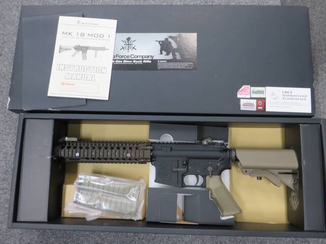 MK18 MOD.1 ガスブロ 東京マルイ 箱付き マーク18 モッド1 - ガスブローバック マシンガン | 東京マルイ