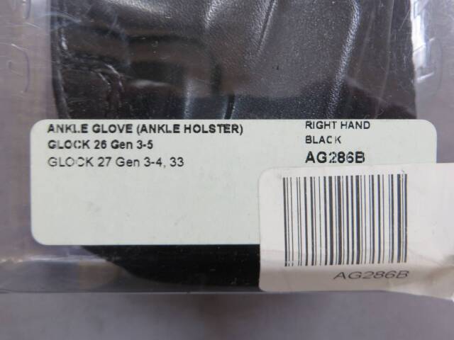【GALCO】G26 27 33 - アンクル ホルスター AG286B