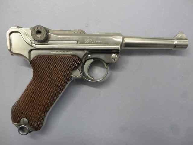 【タナカ】ルガーP08 4in シルバー
