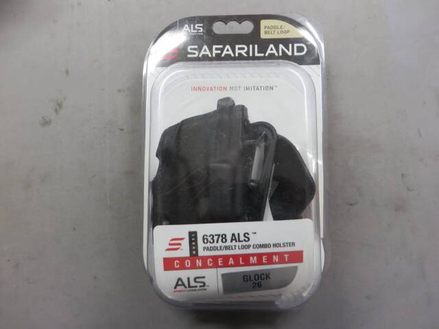 【サファリランド】G26 6378ALS パドル＆ベルトループ コンボ ホルスター