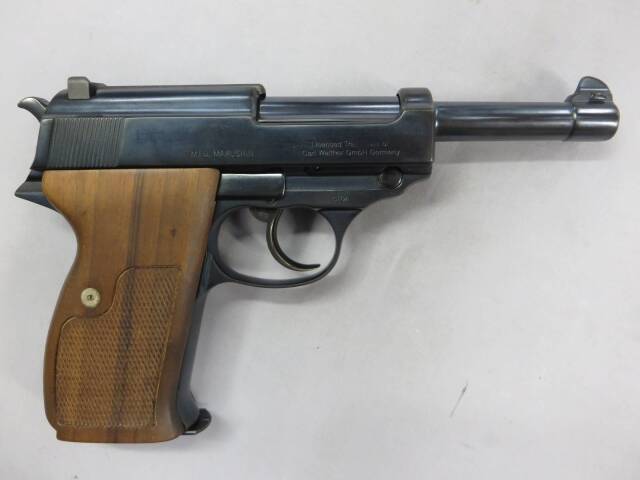 【マルシン】ワルサーP38 コマーシャル HW / 木製グリップ・ブルーイング モデルガン