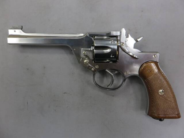 【マルシン】エンフィールド No.2 Mk1 ステンレスシルバー ABS モデルガン