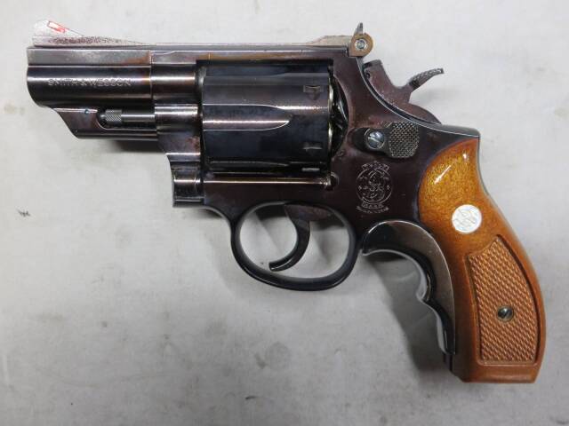 【タナカ】S&W M19 コンバットマグナム 2.5in ミッドナイトゴールド・グリップアダプター