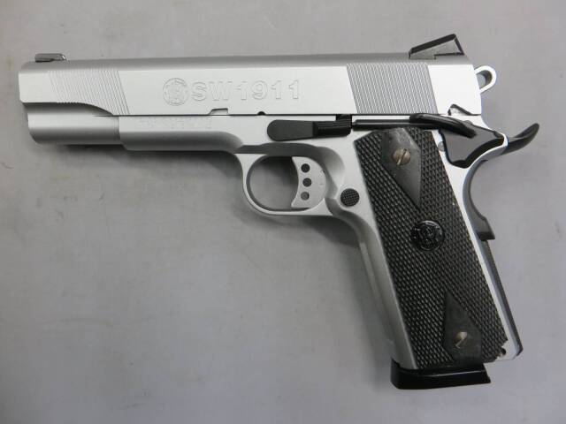 【ウエスタンアームズ】S&W SW1911 シルバー