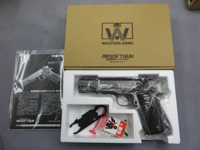 【ウエスタンアームズ】コルト ガバメント M1911A1ミリタリーモデル（ブラスト＆ソリッドフィニッシュ）