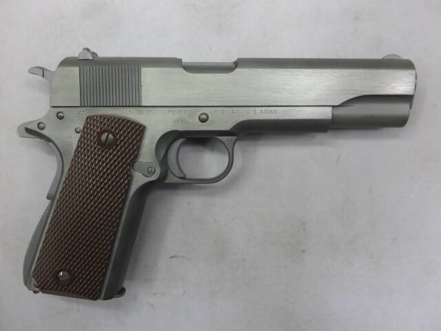 【ウエスタンアームズ】コルト ガバメント M1911A1ミリタリーモデル（ブラスト＆ソリッドフィニッシュ）