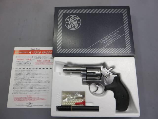 【タナカ】S&W M65.357マグナム  3in Ver.3・ラバーグリップ