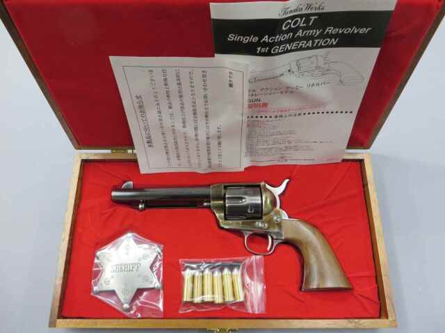 【タナカ】コルトSAA 1stGen Law＆Order ビンテージ ジュピターフィニッシュ　モデルガン