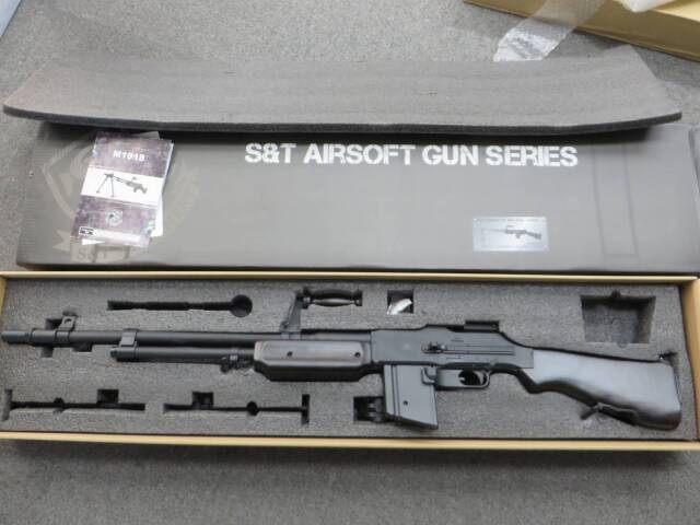 S&T】ブローニング M1918A2 （BAR）G3 リアルウッド 電動ガン