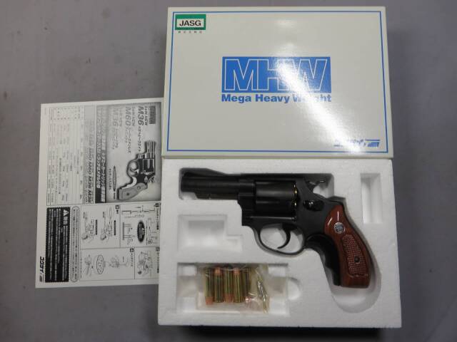 コクサイ】S&W M36 3in MHW レディスミス ウッディGP （マーク入り）No