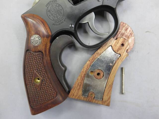 【タナカ】S&W M15 コンバットマスターピース 4in HW Ver.3・木製グリップ