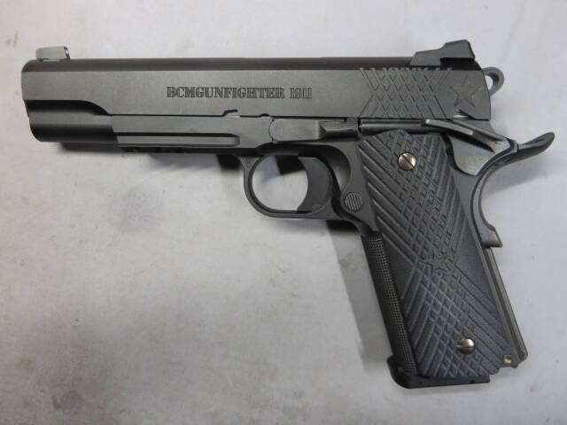 【東京マルイ・サイドアームズ】東京マルイ MEUベース BCMGunfighter1911カスタム ARROW ARMSスライド仕様
