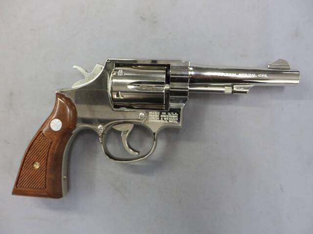 【タナカ】S&W M10 ミリタリー＆ポリス 4in ニッケル Ver.3
