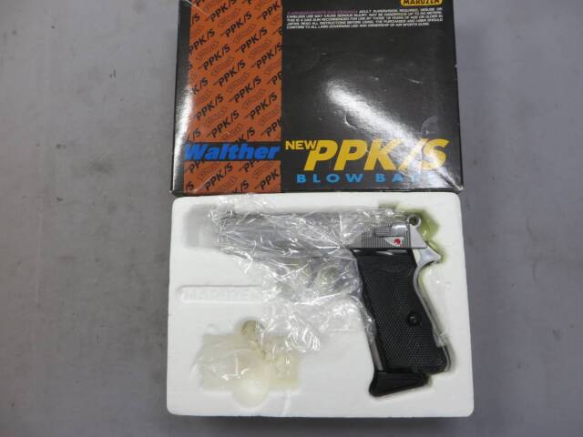 【マルゼン】ワルサー ニューPPK/S ステンレスモデル