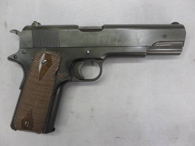 ジャンク品　日本製ハンドガン .45口径　ウエスタンアームズ ウエスタンアームズ】コングスベルグM1914 カーボンブラック