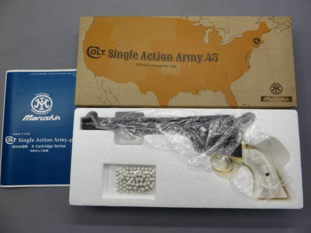 ハイパ　コルト　バルサキット マルシン】コルトSAA.45 キャバルリー ブラススタイル HW パールプラグ