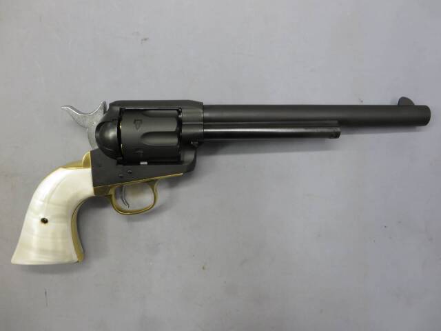【マルシン】コルトSAA.45 キャバルリー ブラススタイル HW パールプラグリップ Xカートリッジ