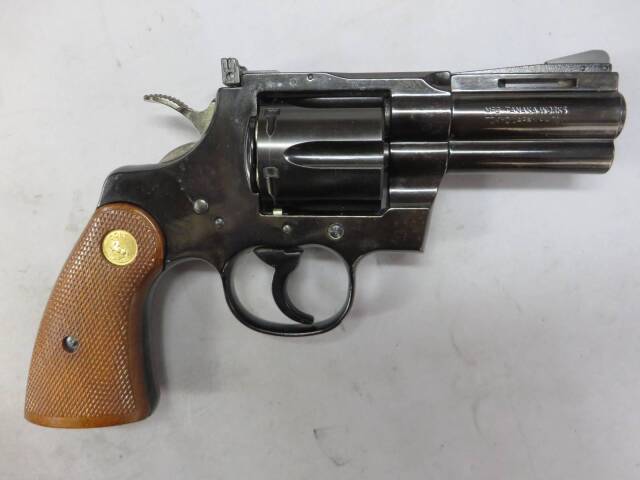 タナカ】コルトパイソン.357mag 3インチ スチールジュピターフィニッシュ