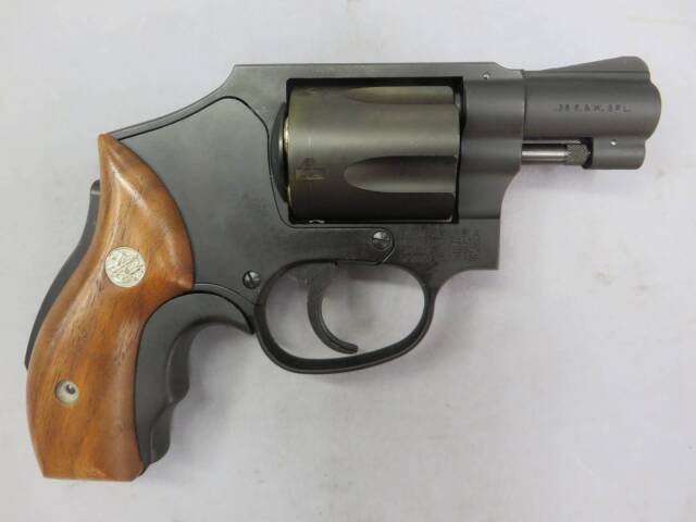 【タナカ】S&W M40 センチニアル 2in HW・木製グリップ・グリップアダプター