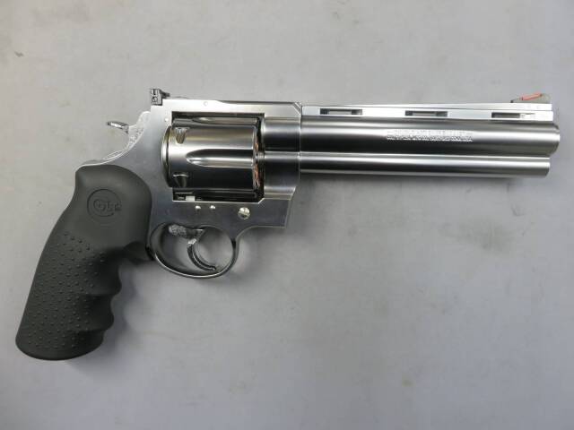 【マルシン】コルトアナコンダ 6in シルバー ABS HOGUEグリップタイプ リアルXカート