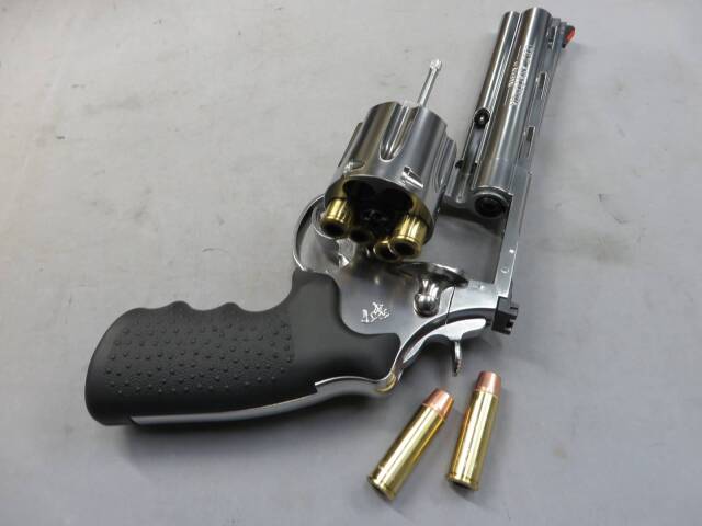 【マルシン】コルトアナコンダ 6in シルバー ABS HOGUEグリップタイプ リアルXカート