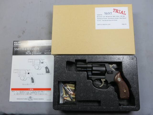 【タナカ】S&W .38 Chief Special Airweight “Baby Aircrewman” HW Ver.2  モデルガン
