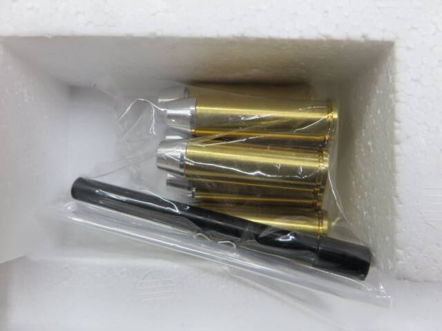 【タナカ】S&W M19 コンバットマグナム 4in HW Ver.3・HOGUE木製グリップ   モデルガン