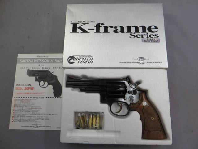 【タナカ】S&W M19 4in スチールジュピターフィニッシュ  モデルガン