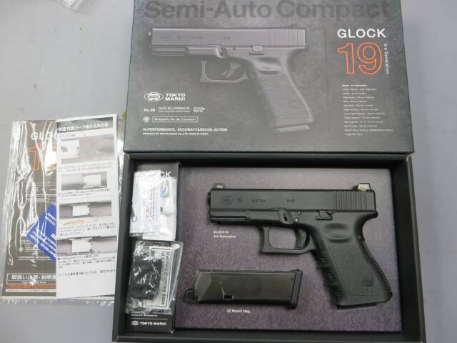 【東京マルイ】グロック19 3rd / デトネーター アルミスライド・Guarder リアル刻印フレーム 他カスタム