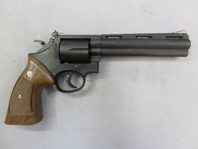 【タナカ】SMOLT リボルバー 6in HW Ver.3 Square butt・+Weight 木製グリップ  モデルガン