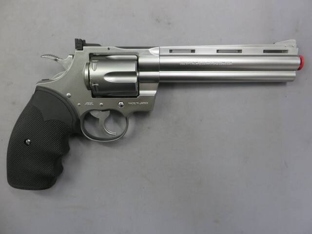 【東京マルイ】コルトパイソン.357mag 6in ステンレス 24連射 ガス・リボルバー
