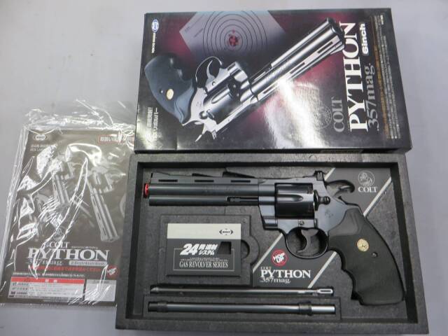 【東京マルイ】コルトパイソン.357mag 6in 24連射ガス・リボルバー