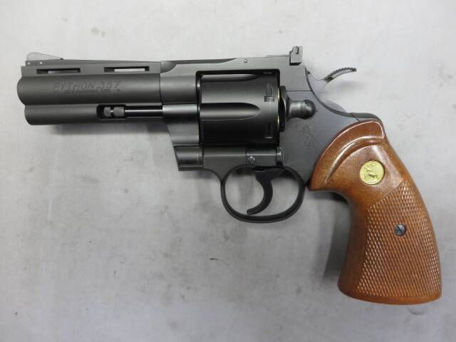 【タナカ】コルトパイソン.357mag 4in HW R-Model