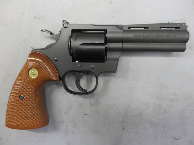 【タナカ】コルトパイソン.357mag 4in HW R-Model