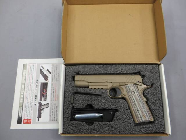 【BATON Airsoft】BM-45 (M45A1) CO2 GBB FDE