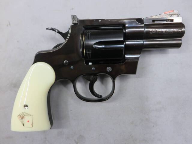 【タナカ】コルト パイソン.357mag 2.5in スネークアイズ スチールフィニッシュ