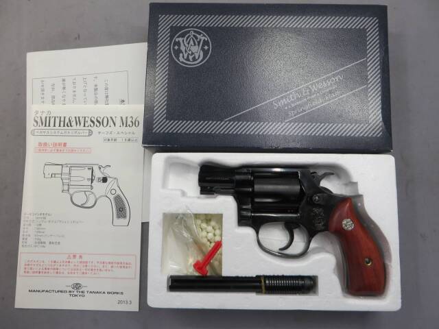 タナカ】S&W M36 LadySmith 2in スチールフィニッシュ