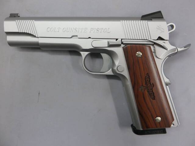 新品 未使用 限定WA COLT GUNSITE PISTOL シルバー 新品 未使用 限定WA COLT GUNSITE PISTOL シルバー
