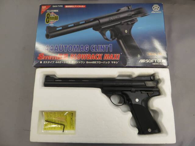 マルシン】44 AUTOMAG CLINT1 ブラック ABS 8mmBB ブローバック MAXI