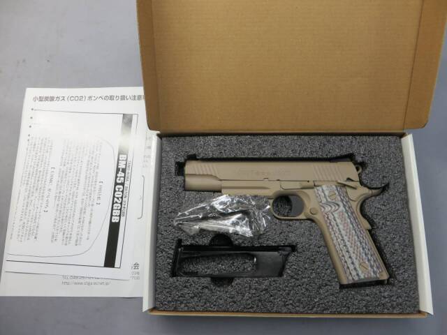 トイガン BM-45 BATON airsoft CO2GBB BATON airsoft CO2GBB ガスガン BM-45 NL BK FDE CO2ガス